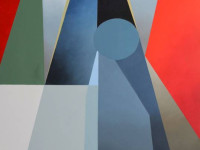 Carmen Valbuena Montañas de sal al Maestro oleo sobre tela 140 x 80 cm 2016